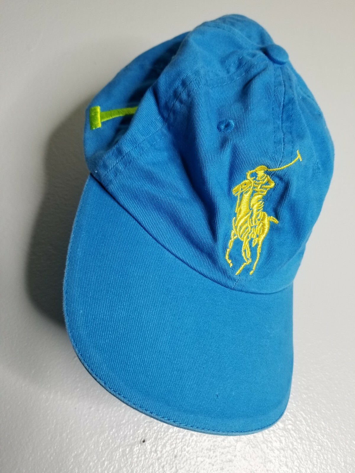 Cappello Polo Ralph Lauren Fragrances Strapback Big Pony Blu Ricamato #1