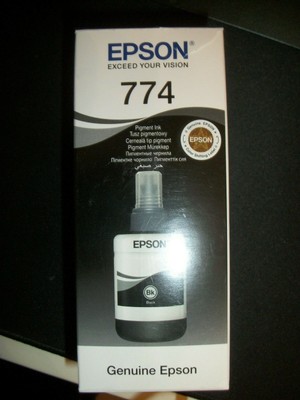 Epson 774 Ink Tank bottle (Black) 140 ml Genuine (New) | eBay