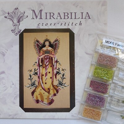 Fairie Treasures Beaded Cross Stitch Chart and Embellishment Pack MD66
