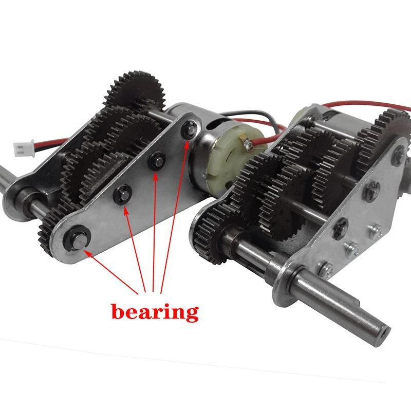 5:1 Steel Gearbox Steel Shell For MATO 1/16 Metal Stug III RC Tank MT197 - Image 3 of 3