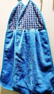 Pack of 2 Kitchen Hanging Towel, Super Absorbent, Multipurpose Uses, 100% Cotton