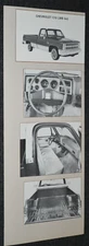 1982 CHEVY C10 SILVERADO ORIGINAL DETROIT AUTOSHOW FIRST LOOK AD PRINT 82 TRUCK