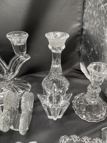 Konvolut Kerzenständer,Dosen Aus Kristall,Glass Sammlung 30 Teilen Kerzen#2 W3 - Bild 14 von 24