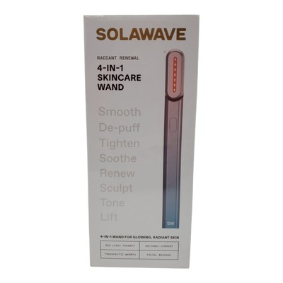 Solawave RADIANT RENEWAL 4-In-1 Skincare Wand **NEW SEALED**