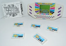 Tiger 1995 Wheel Of Fortune Handheld Game, 5 Cartridges, & Manual - Tested&Works