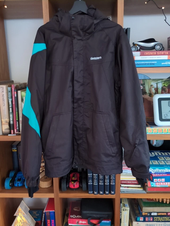 Snowboard Jacke Parka Windbreaker Kapuze Taschen Zimtstern Switzerland - Bild 2 von 4