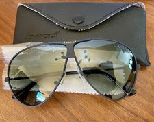 Vintage TASCO Large Aviator Sunglasses/Shooting Glasses Case Korea NICE 