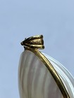 18k Gold Oval Mother of Pearl Shell Pendant 5.8g — photo 5