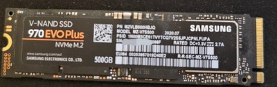 Samsung 970 Evo Plus 500GB - NVMe M2 SSD