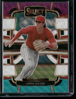 2024 Panini Select #9 Aidan Miller Tri-Color Prizms