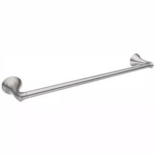 Darcy 24 In. Towel Bar with Press and Mark in Brushed Nickel