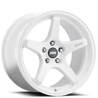 18x9.5/18x10.5 ESR Wheels AP5C Gloss White JDM Style Rims (4pcs) A1