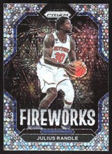 195I 2022-23 Panini Prizm #22 Julius Randle Fireworks Prizms Fast Break