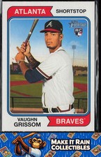 Vaughn Grissom 2023 Topps Heritage #97 Atlanta Braves Rookie RC