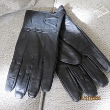 Men's Genuine Sheep Leather Winter Dress, Driving, Texting Gloves Fleece Lining