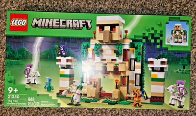 LEGO 21250 Minecraft The Iron Golem Fortress NEW, Factory Sealed