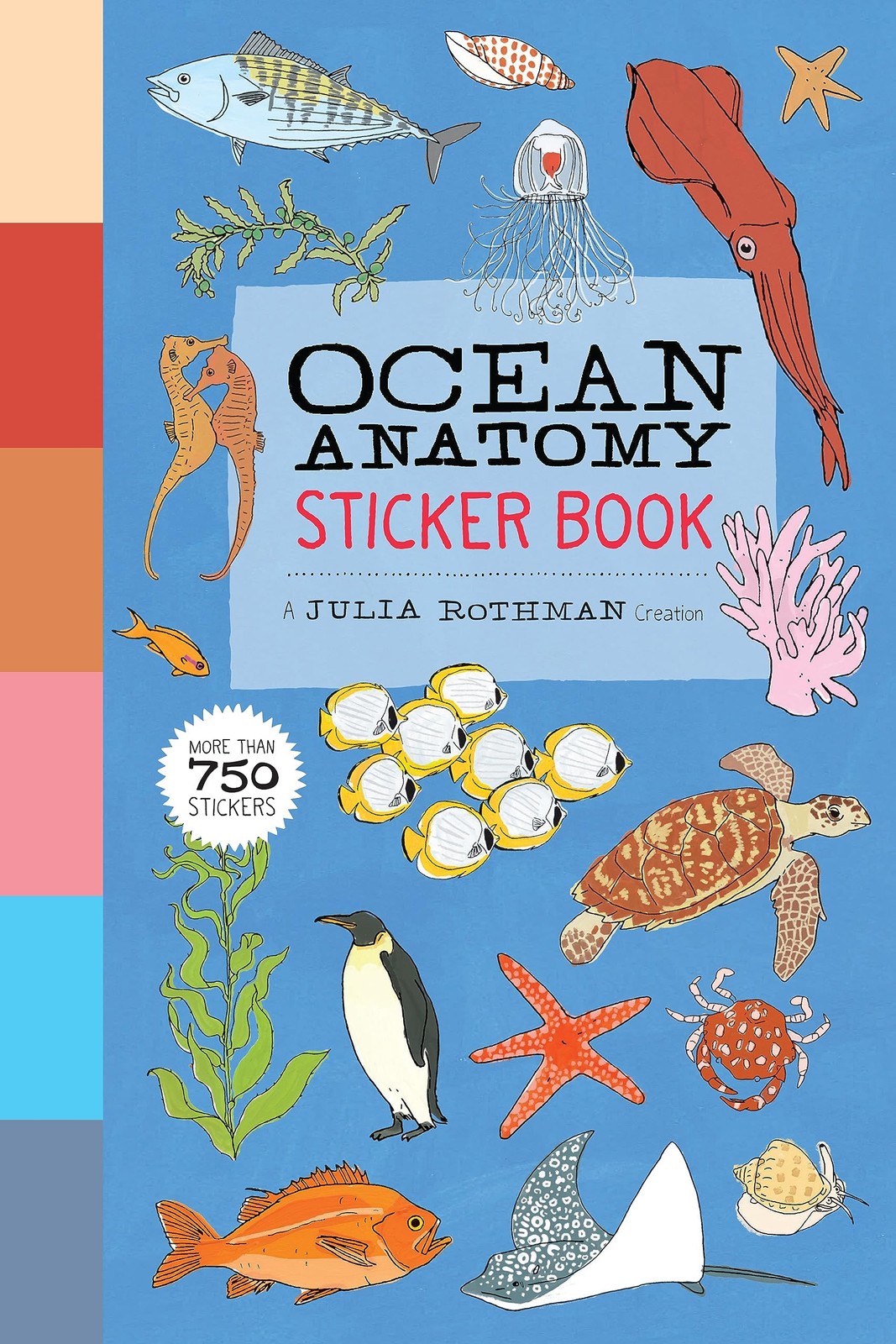 Storey Publishing Llc Ocean Anatomy Sticker Book: A Julia Rothman Creation; More Than 750 Stickers - Image 2
