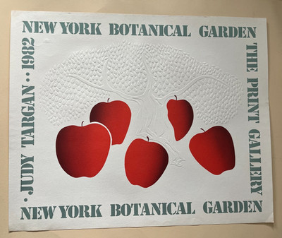 Judy Targan 1982 New York Botanical Garden Lithograph Poster