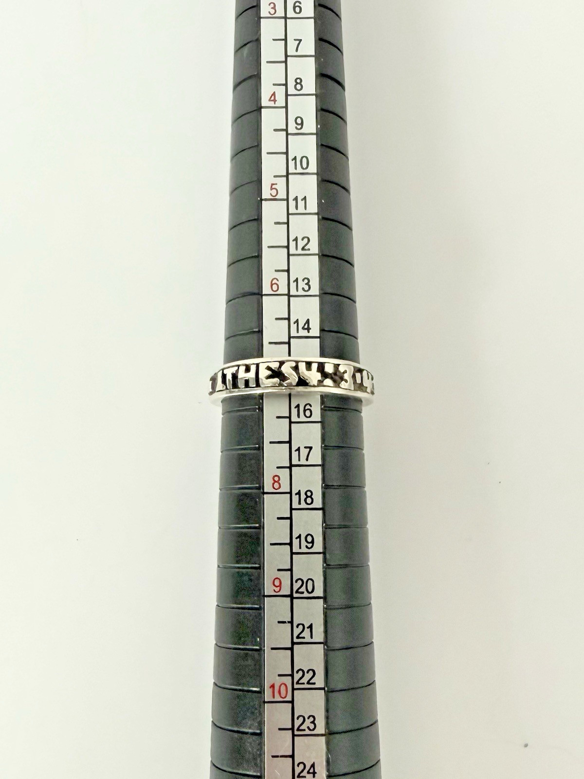 Sterling Silver Christian Scripture Ring Ephesian… - image 3