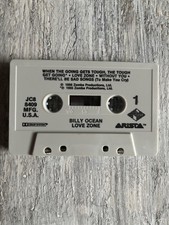 Billy Ocean Love Zone Music Cassette RCA 1986