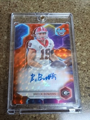 2023 Bowman U Best Brock Bowers Autograph 11/25!