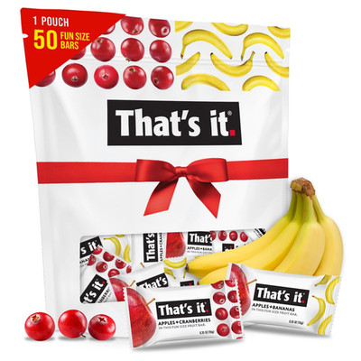 That S It. Fun Size Fruit Bars Variety Pack (50 Pieces, 10G Each), Non-Gmo, Kosh