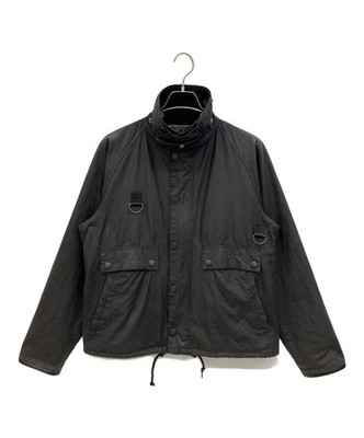 Barbour SL SPEY Oiled Jacket/ Black/ Size: 40