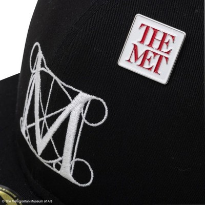 NEW ERA 59FIFTY Soft Buckram The Met Black Cap with Pin 15132680