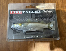 LIVETARGET Mullet Swimbait Slow Sinking Silve...