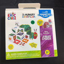 CreateOn Eric Carle Hungry Caterpillar Busy Spider Magnetic Tiles 27 Pc NEW SEAL