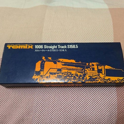 Juego de 10 rieles de ferrocarril modelo calibre N 1006 vía recta S1585 mm | Condition: Used