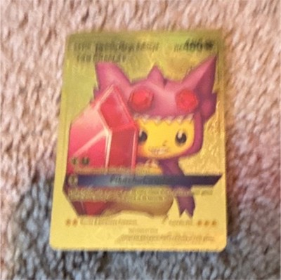 Pokémon TCG Sableye Gold Metal Card 445 Gold Foil Finish Collectible Single