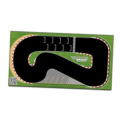  Turbo Racing 1:76 RC Drift Car Race Track Mat: Portable Rubber 950x500mm 