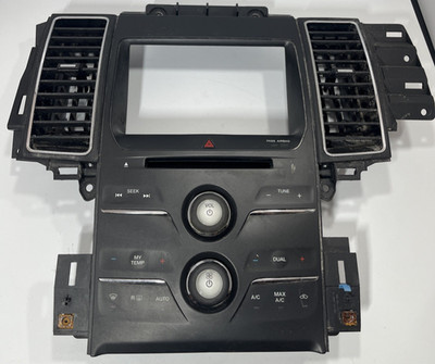 2015 Ford Taurus Radio Climate Control Panel DG1T-18A802-D OEM Dash Bezel