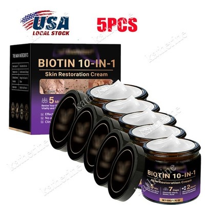 1-3PCS Biotin 10-in-1 Skin Restoration Cream, 2026 New Skin Treatment Cream ~US