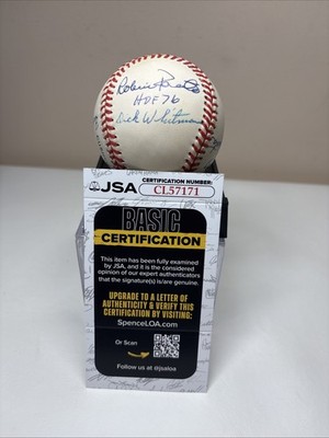 1950 Phillies Whiz Kids Team Signed Baseball Richie Ashburn Robin