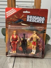 Brigada Rescate GI Joe Street Fighter Ken Sagat Action Figure Carded Knockoff KO