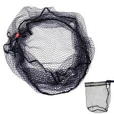 Rubber Coated Replacement Fishing Net Hook Resist for Landing Net Black