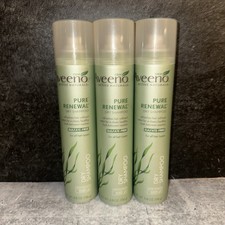 3 Lot Aveeno Pure Renewal Dry Shampoo Spray S...