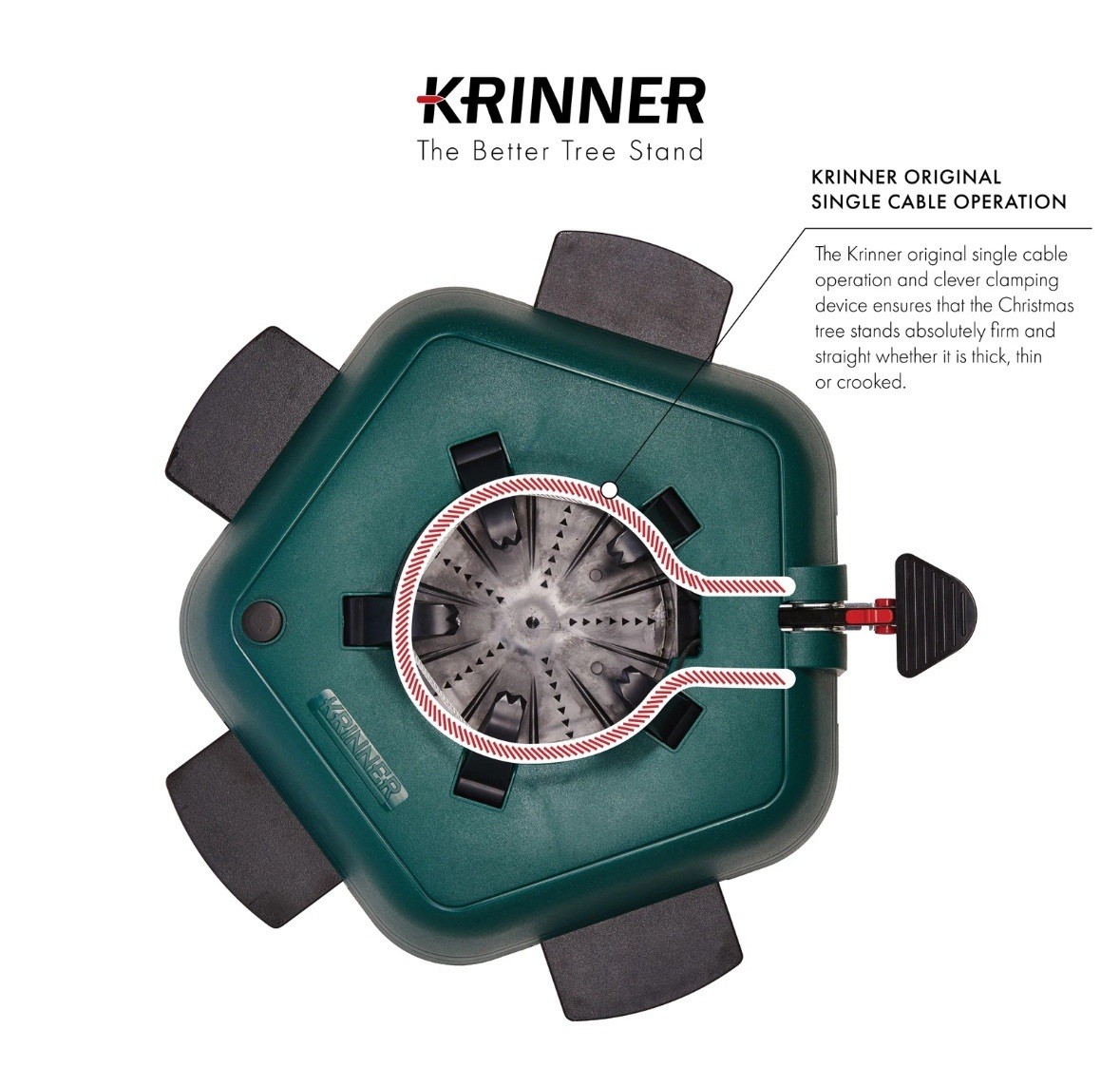 Krinner Tree Genie L W/ Water Level Indicator Christmas Holiday