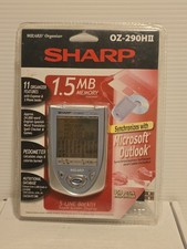 Sharp OZ-290H 1.5MB USB Touch Screen Wizard Personal Organizer Pedometer BX6
