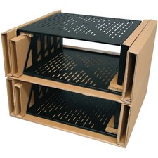Middle Atlantic U2V-4 Pack Vented 2 RU Universal Equipment Rack Unit Shelves