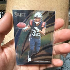 Panini 2025 Select Football Treveyon Henderson #278 Patriots Rookie Club Level