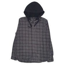 VANS Shacket Jacket Coat Hooded Mens S