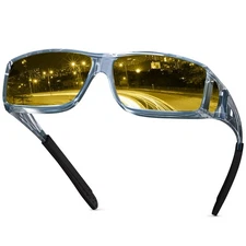 Night Driving Glasses for Men Women Fit Over Sunglasses Anti Glare Polarized ...