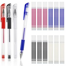 8 Pcs Heat Erasable Pens for Fabric with 64 Refills, Fabric Marking Pens for ...