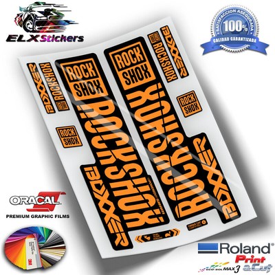 FLUOR GABELAUFKLEBER ROCKSHOX BOXXER WP67 AUTOCOLLANTS ADESIVI AUFKLEBER