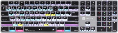 LogicKeyboard TITAN Wireless Backlit Keyboard for DaVinci Resolve  Mac G2U