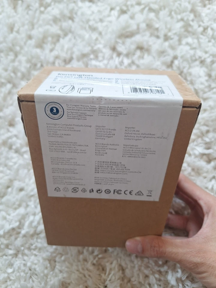 Kensington ProFit Left-Handed Ergo Wireless Mouse K79810WW - Image 3 of 4