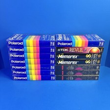 Lot Of 14 Blank VHS Tapes Assorted Brands - New Sealed Polaroid TDK Memorex RCA